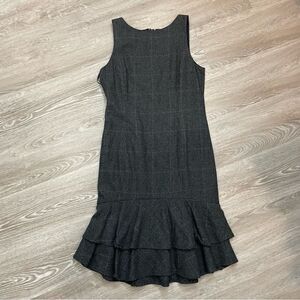 Lauren Ralph Lauren Wool Cashmere Office Dress Ruffle bottom